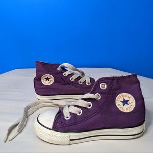 CONVERSE Purple Classic toddler Hi Tops - 6 Toddler